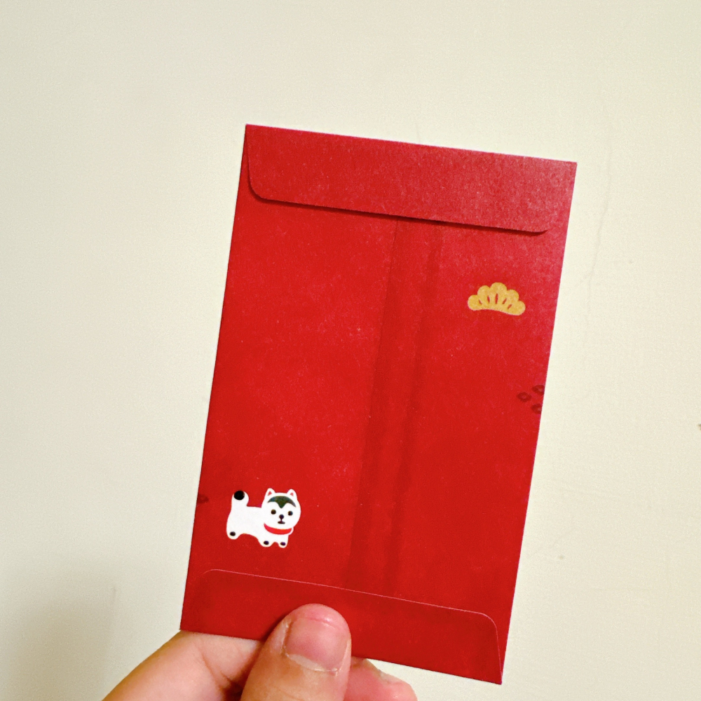 <木木·仕事部屋 Mu Mu Studio> 分售 日本 2025 賀年 蛇年 紅包袋 日式紅包 深紅色 張犬子款-細節圖2
