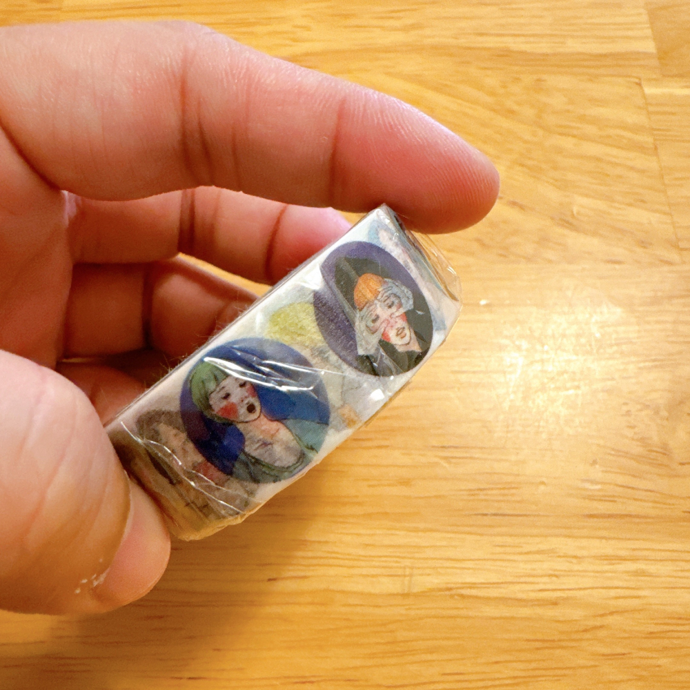 <木木·仕事部屋 Mu Mu Studio> 早期 甜蜜生活 女子亥紙膠帶 女孩圈圈站 紙膠帶 和紙紙膠帶 文具-細節圖2