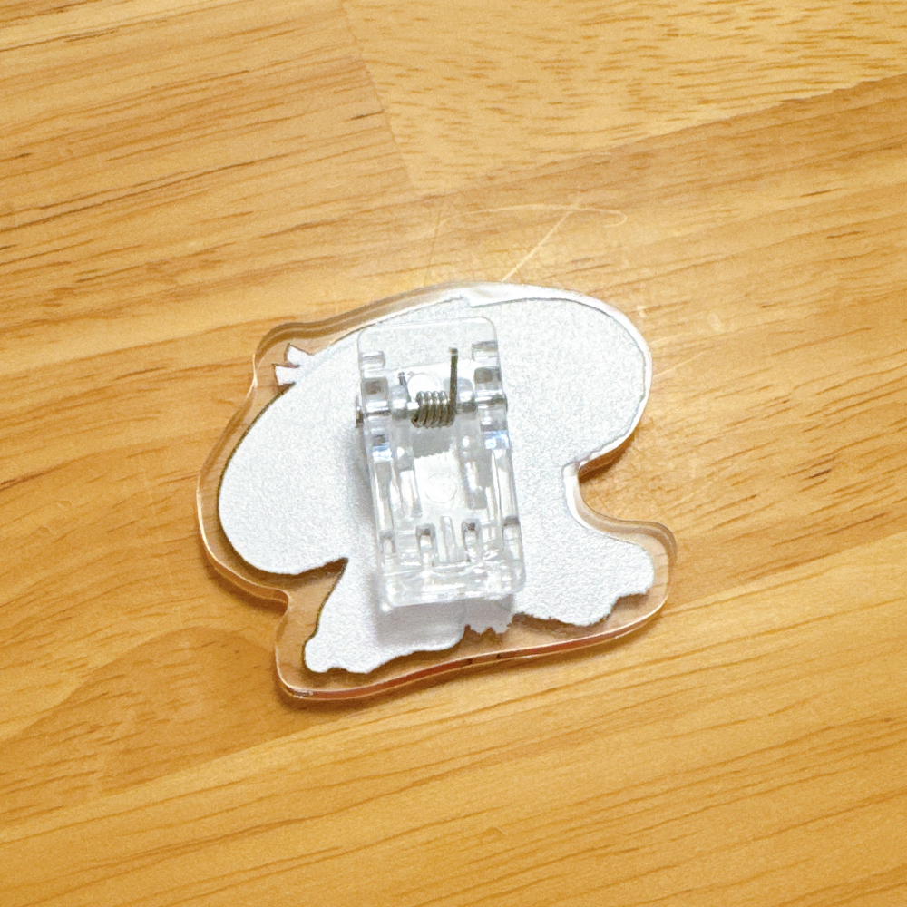 <木木·仕事部屋 Mu Mu Studio> 甜蜜生活 愛治文具房 壓克力夾子 甜蜜生活女孩 文具夾 夾子 春天女神款-細節圖2