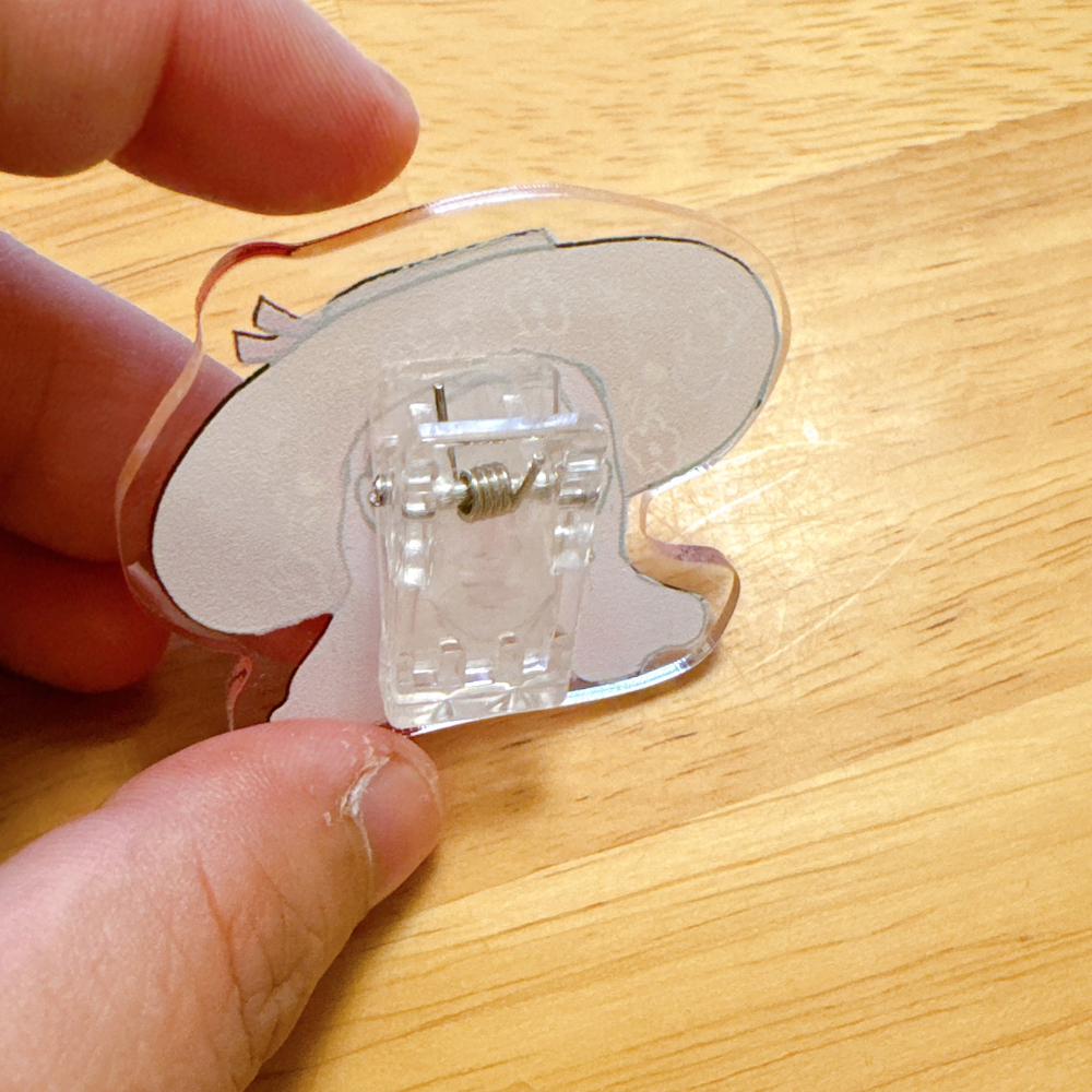 <木木·仕事部屋 Mu Mu Studio> 甜蜜生活 愛治文具房 壓克力夾子 甜蜜生活女孩 文具夾 夾子 春天女神款-細節圖3