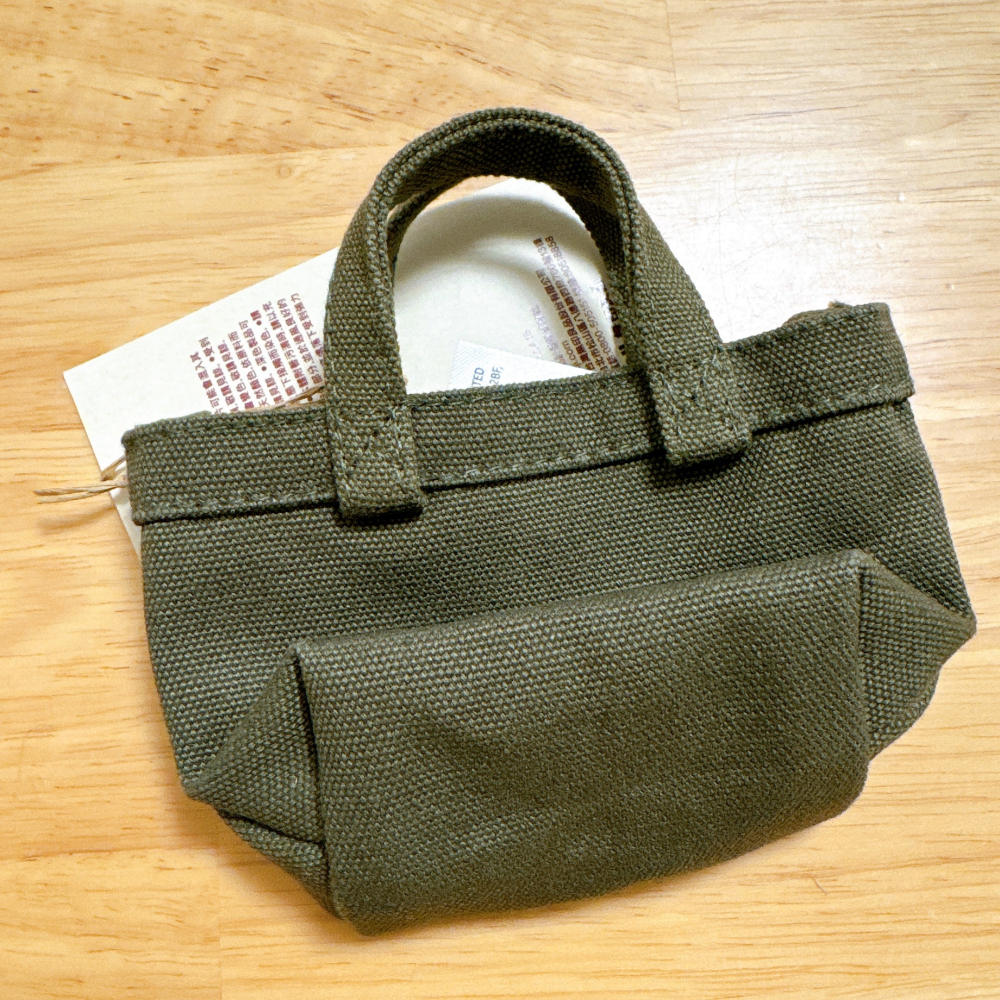 <木木·仕事部屋 Mu Mu Studio> muji 無印良品 無印 迷你 帆布托特包 帆布包 小包 小物包 小物袋-細節圖2