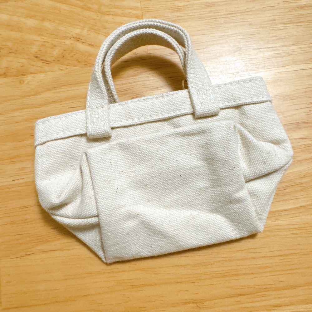 <木木·仕事部屋 Mu Mu Studio> muji 無印良品 無印 迷你 帆布托特包 帆布包 小包 小物包 小物袋-規格圖5