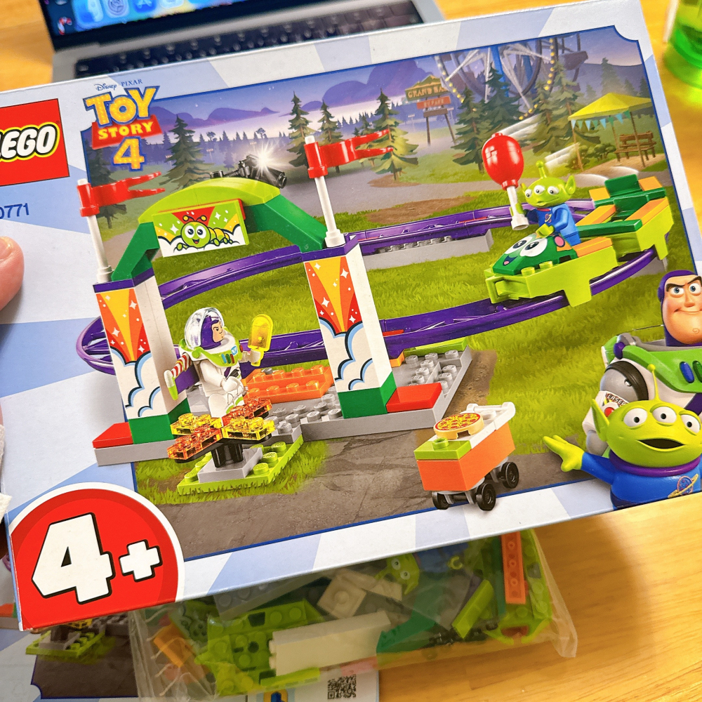 <木木·仕事部屋 Mu Mu Studio> 二手 樂高 lego 10771 玩具總動員4 巴斯 三眼怪 嘉年華雲霄-細節圖5