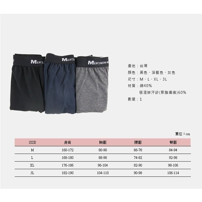 Nonno 涼感男四角平口褲 四角內褲 儂儂 男生內褲 NO.90226 麥襪企業社-細節圖4