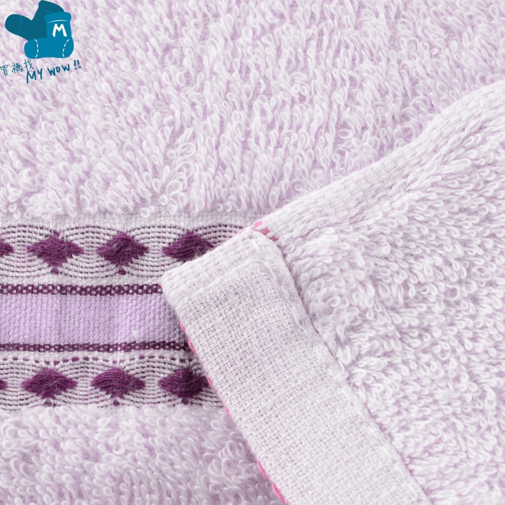 [小毛巾]弱捻系緞格童巾 28X54CM 雙鶴 毛巾 吸水毛巾 兒童毛巾 擦臉巾 柔軟毛巾 台灣毛巾 NO.1557-細節圖3