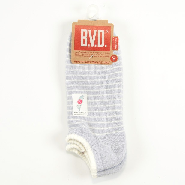 BVD 船型氣墊襪 22-25 CM #時尚 #雅痞風 B.V.D. 帆船襪 厚襪 氣墊襪 船襪 色襪 女襪 B208-規格圖4