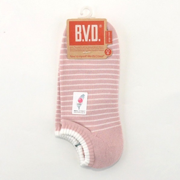 BVD 船型氣墊襪 22-25 CM #時尚 #雅痞風 B.V.D. 帆船襪 厚襪 氣墊襪 船襪 色襪 女襪 B208-規格圖4
