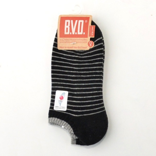 BVD 船型氣墊襪 22-25 CM #時尚 #雅痞風 B.V.D. 帆船襪 厚襪 氣墊襪 船襪 色襪 女襪-規格圖4