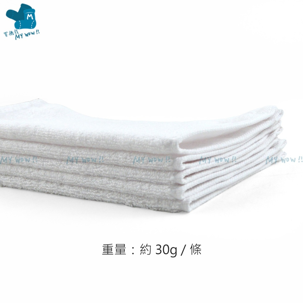 [方巾] 雙鶴純白色方巾 約27X27CM 美容熱敷巾 餐飲方巾 四方巾 純棉方巾 廚房抹布 雙鶴毛巾 NO.3388-細節圖3