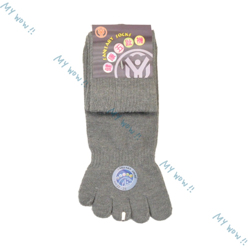 亨利達 休閒五趾長襪 無腳後跟 男女適用 一般厚度 除臭襪 吸濕排汗 五趾襪 五指襪 小腿襪 中筒五趾襪 NO.833-規格圖6