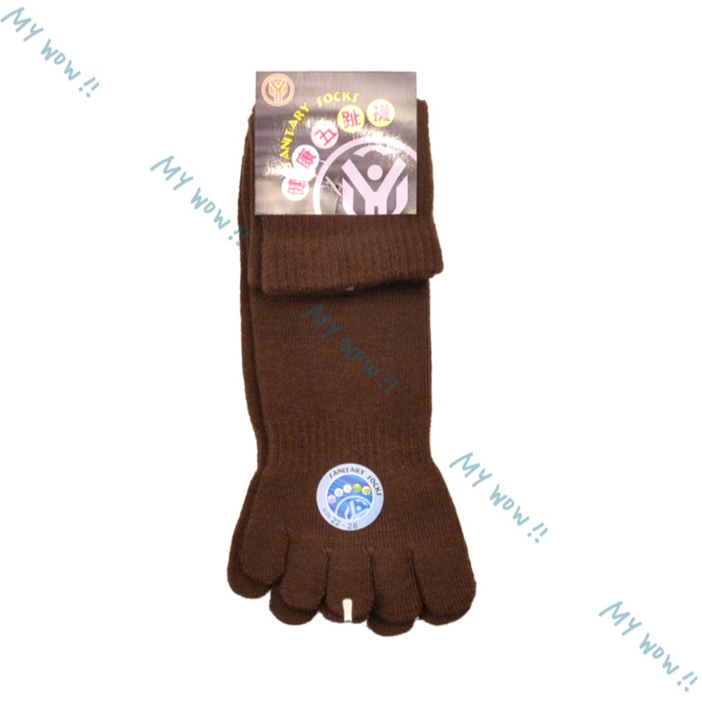 亨利達 休閒五趾長襪 無腳後跟 男女適用 一般厚度 除臭襪 吸濕排汗 五趾襪 五指襪 小腿襪 中筒五趾襪 NO.833-規格圖6