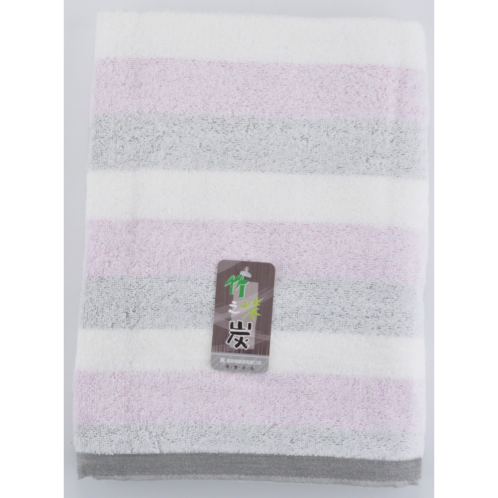 [浴巾] KONES 三色竹炭浴巾 一般厚度 純棉浴巾 吸水浴巾 包巾 珂妮絲 麥襪企業社 KONES-403 喜帥-規格圖5
