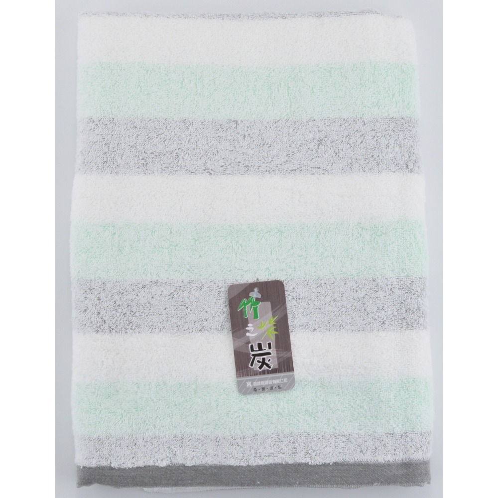 [浴巾] KONES 三色竹炭浴巾 一般厚度 純棉浴巾 吸水浴巾 包巾 珂妮絲 麥襪企業社 KONES-403 喜帥-規格圖5