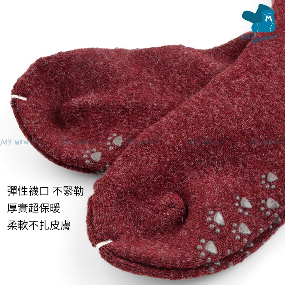 NONNO 特厚裹起毛保暖長統毛襪 2入組 地板襪 防寒襪 保暖襪 毛襪 止滑襪 長襪 厚襪 冬天襪 儂儂 51299-細節圖2