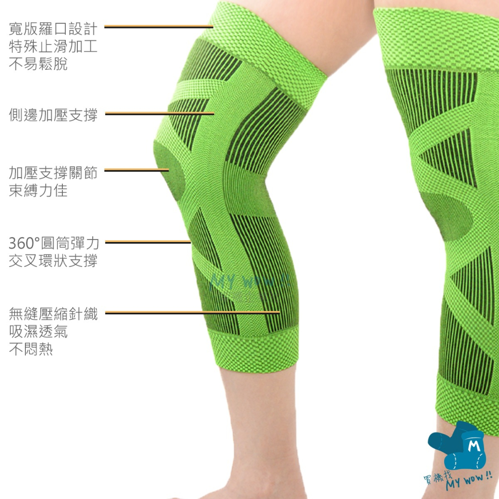 儂儂 360°圓筒彈力護膝 護膝對策 環狀支撐護具 護膝蓋 運動護具 機能護膝 保健護具 NO.51300-細節圖3