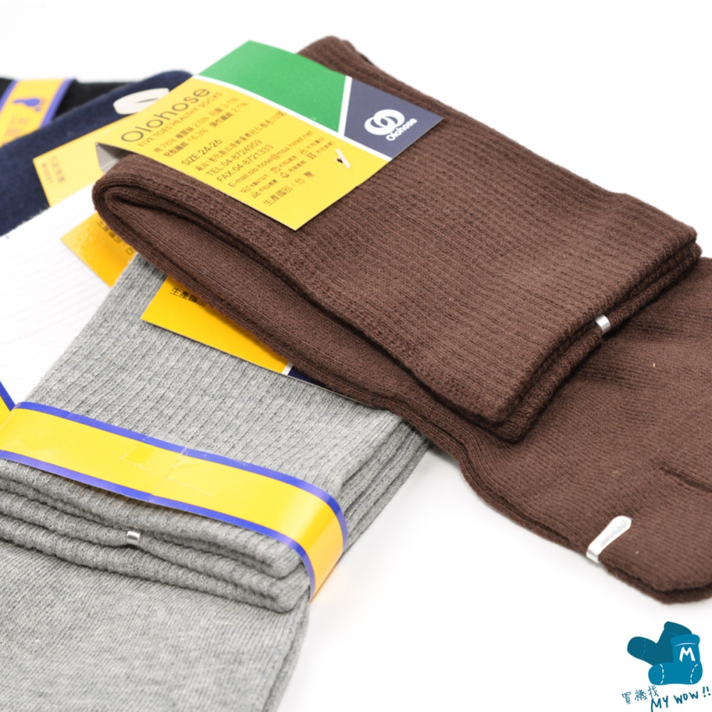 Olohose 腳踝五趾長襪 休閒襪 精梳棉 歐樂 五趾襪 五指襪 長襪 男襪 分趾襪 NO.M5001 麥襪企業社-細節圖2