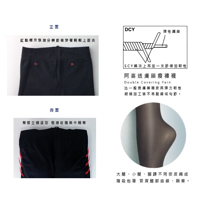 透膚顯瘦褲襪 nonno 透膚 儂儂 均勻 超耐穿 美肌 顯瘦 雙包紗 絲襪 褲襪 NO.98193-細節圖3