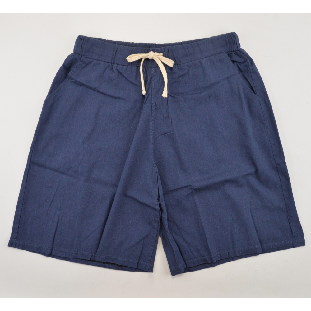 寬鬆棉麻五分褲 短褲 休閒褲 日韓流行款 男女皆可穿 透氣舒適 顯瘦腰身 麥襪企業社-規格圖5