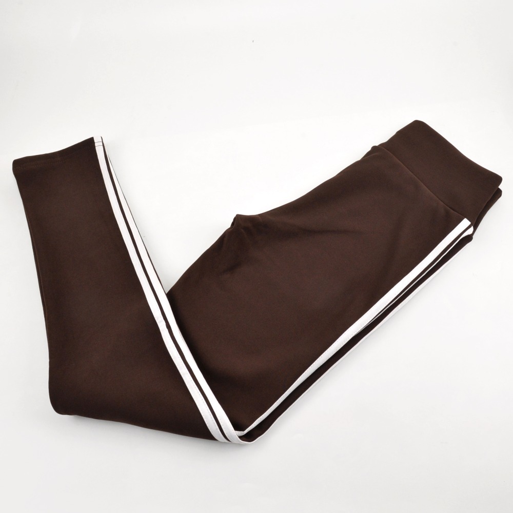 加絨雙條紋直筒褲 保暖褲 休閒褲 內搭褲  保暖長褲 絨毛褲 珊瑚絨 刷毛褲 保暖褲 睡褲 修身褲 UT-222001-規格圖4