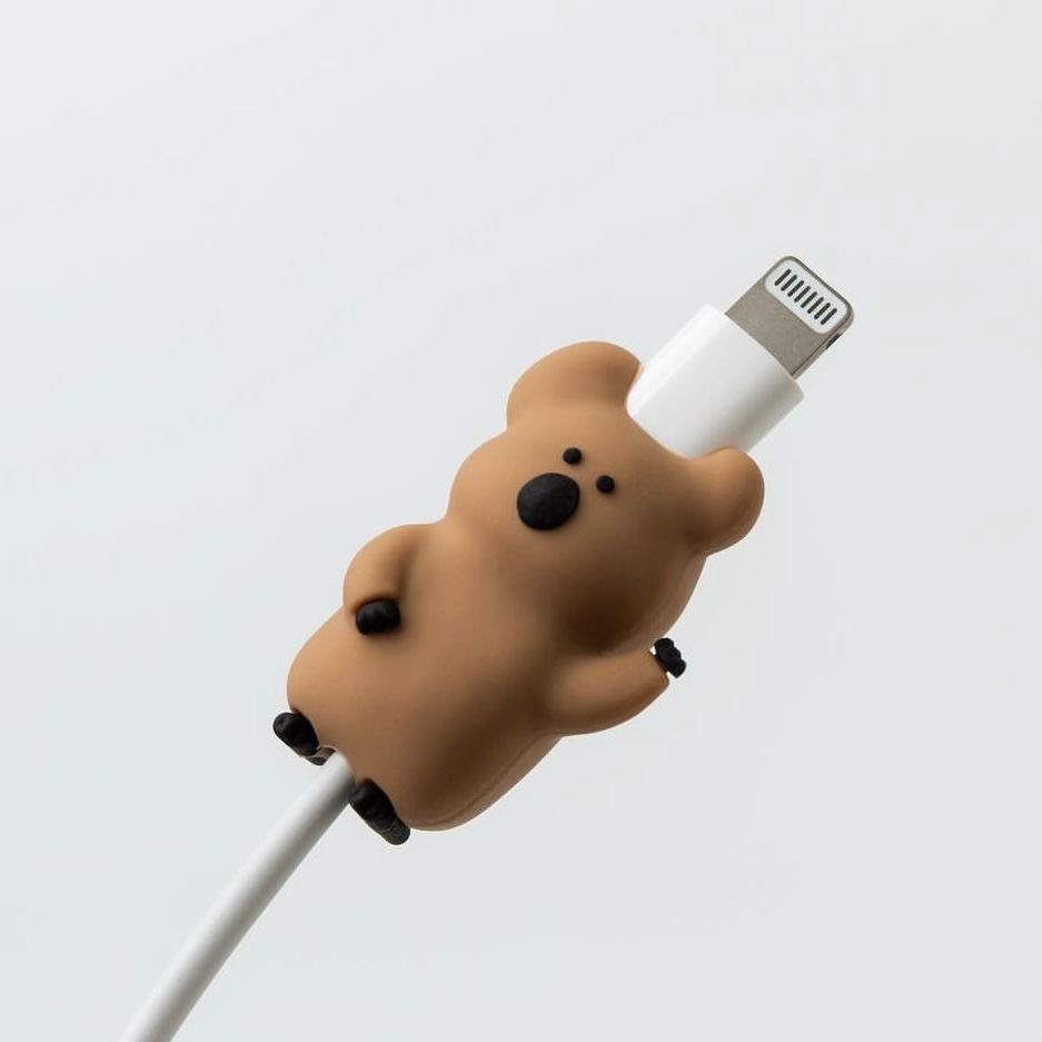 預購｜dinotaeng Quokka Marsh bobo 充電線保護圈-細節圖6
