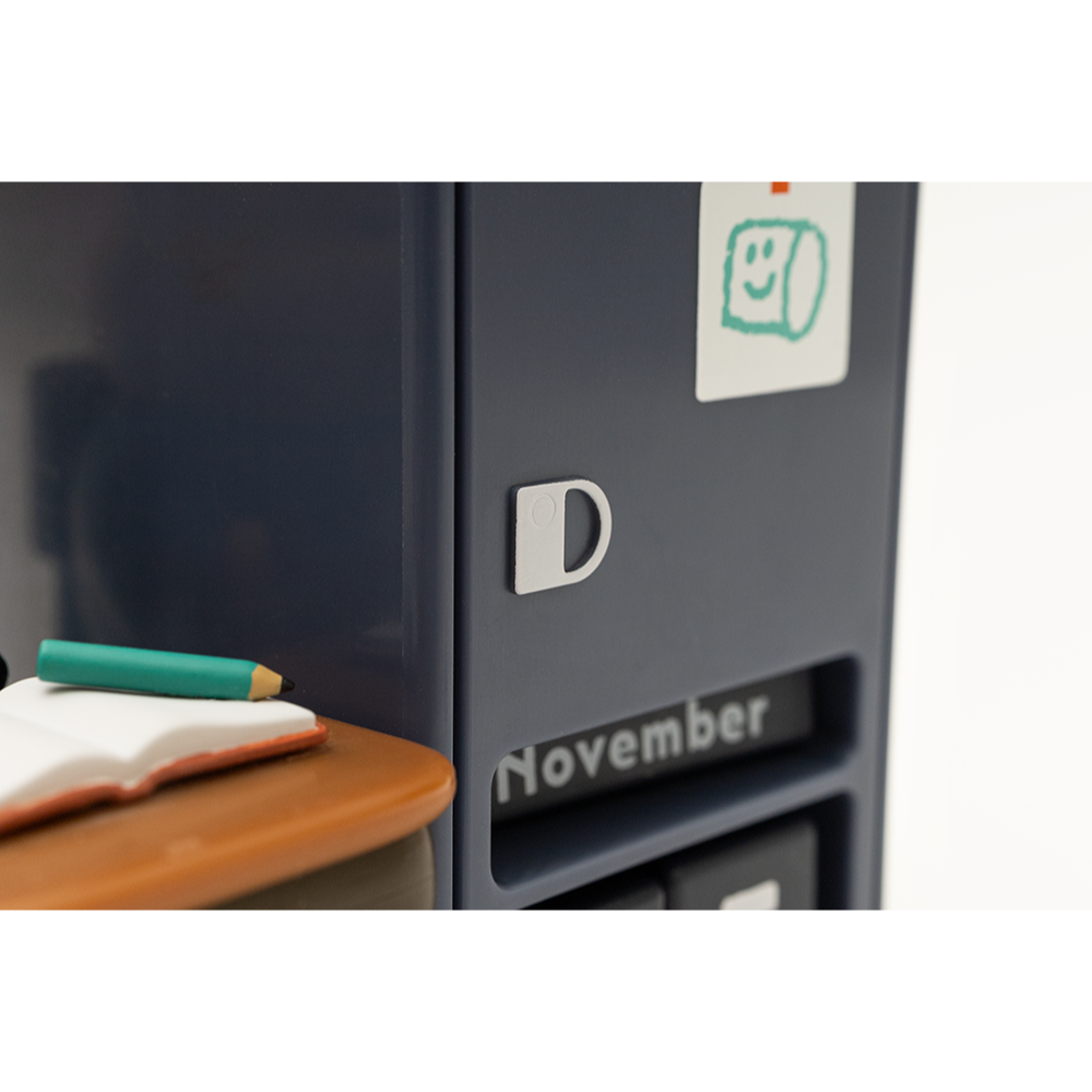 預購｜Dinotaeng 可愛矮袋鼠置物櫃模型萬年曆 桌曆-細節圖8