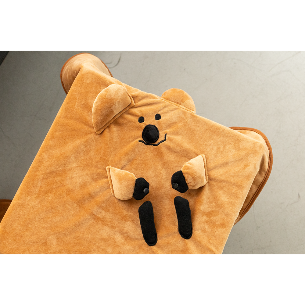 預購｜Dinotaeng 可愛矮袋鼠Quokka暖暖毛毯 毛毯 小涼被 共三款-細節圖2