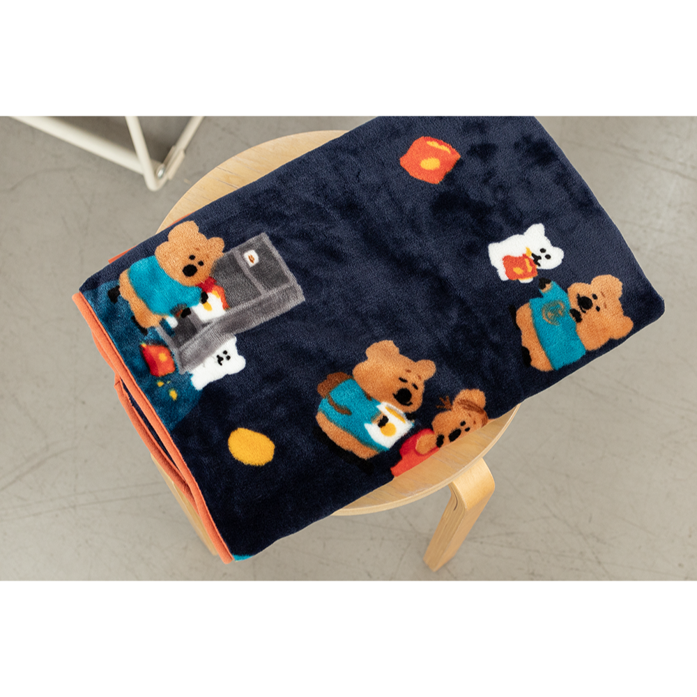 預購｜Dinotaeng 可愛矮袋鼠Quokka暖暖毛毯 毛毯 小涼被 共三款-細節圖6