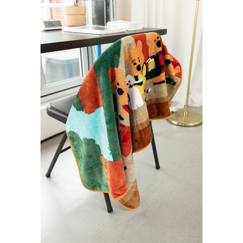 預購｜Dinotaeng 可愛矮袋鼠Quokka暖暖毛毯 毛毯 小涼被 共三款-細節圖7