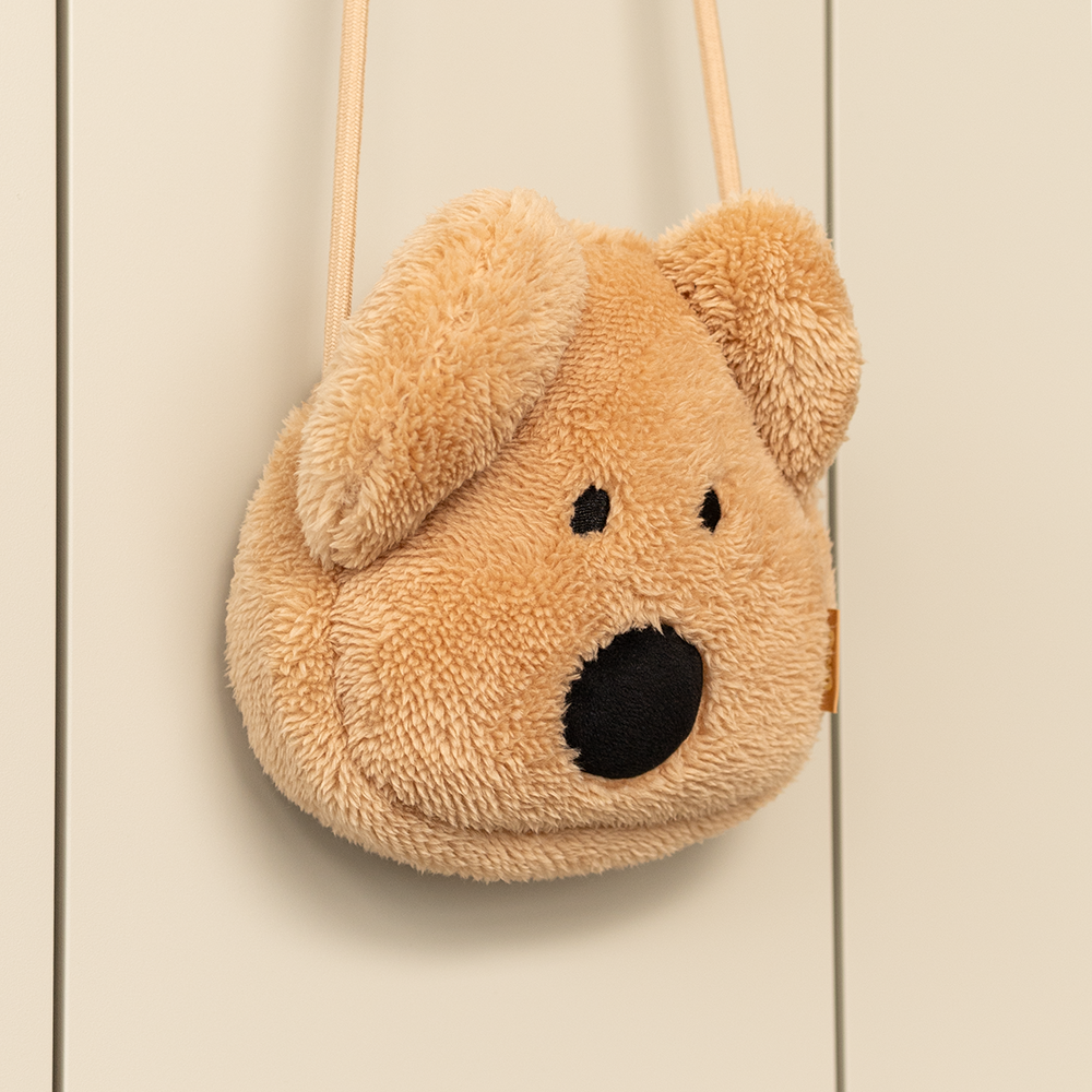 預購｜Dinotaeng 可愛矮袋鼠Quokka造型斜背包 休閒小包 肩背包-細節圖2