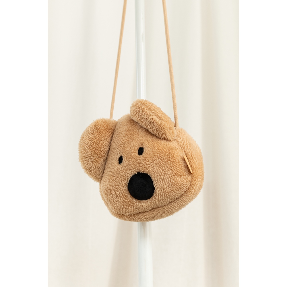 預購｜Dinotaeng 可愛矮袋鼠Quokka造型斜背包 休閒小包 肩背包-細節圖4