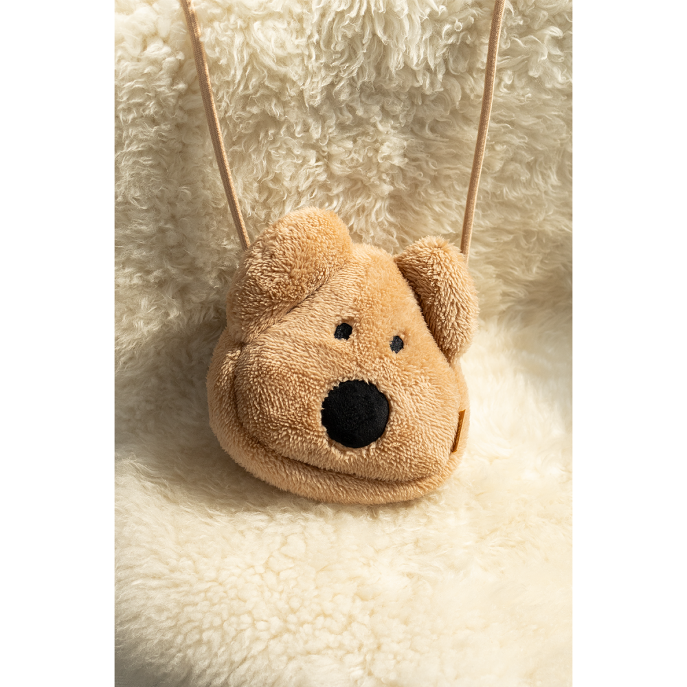 預購｜Dinotaeng 可愛矮袋鼠Quokka造型斜背包 休閒小包 肩背包-細節圖5