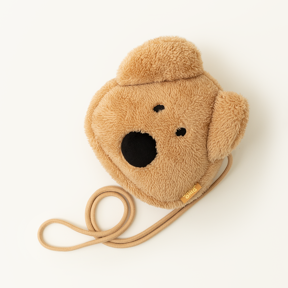 預購｜Dinotaeng 可愛矮袋鼠Quokka造型斜背包 休閒小包 肩背包-細節圖8