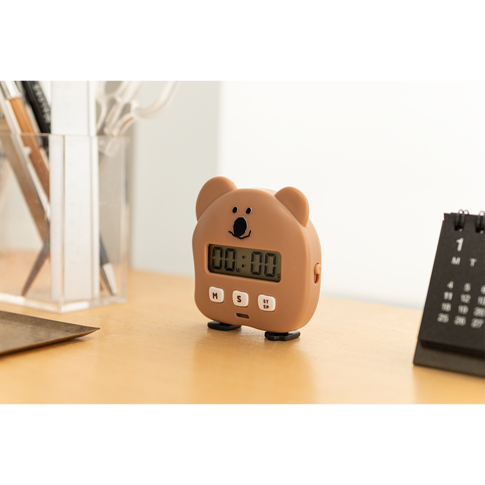預購｜Dinotaeng 可愛矮袋鼠 Quokka造型計時器 廚房計時器 電子計時器 多功能計時器-細節圖3