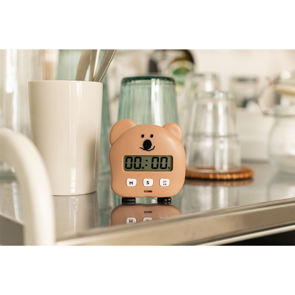 預購｜Dinotaeng 可愛矮袋鼠 Quokka造型計時器 廚房計時器 電子計時器 多功能計時器-細節圖5