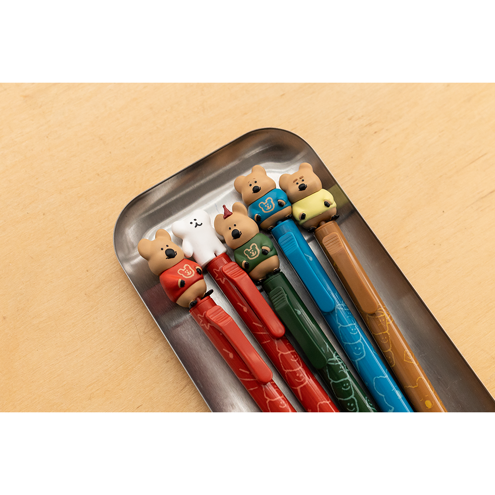 預購｜Dinotaeng 可愛矮袋鼠系列 Quokka Bobo造型0.8mm圓珠筆 原子筆 書寫筆 多款-細節圖2