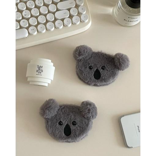 ʜᴀʀᴜᴅᴀɪʟʏ🌙 預購｜ DayByDay 無尾熊造型手持鏡 便攜外出鏡 折疊鏡 迷你折疊鏡子 隨身化妝鏡 梳妝鏡-細節圖3