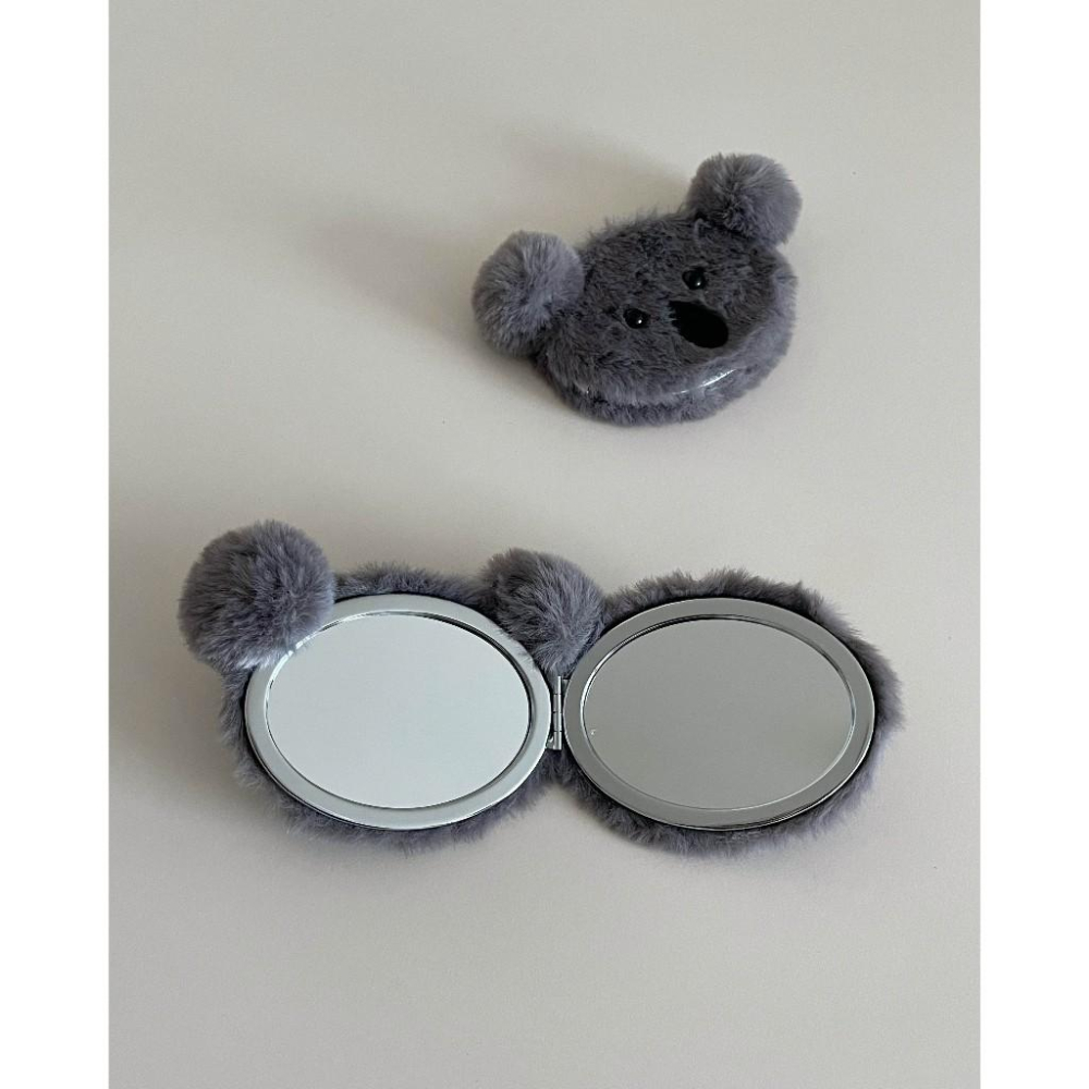 ʜᴀʀᴜᴅᴀɪʟʏ🌙 預購｜ DayByDay 無尾熊造型手持鏡 便攜外出鏡 折疊鏡 迷你折疊鏡子 隨身化妝鏡 梳妝鏡-細節圖4
