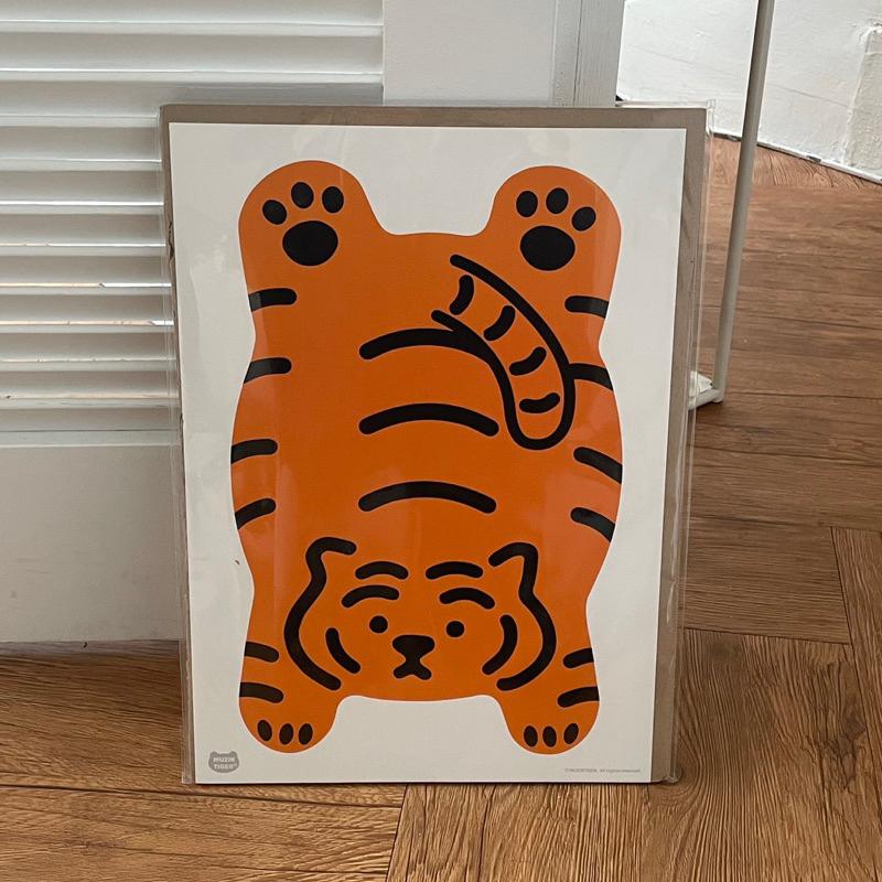 ʜᴀʀᴜᴅᴀɪʟʏ🌙   現貨供應｜muzik tiger 小老虎 A3海報-細節圖3