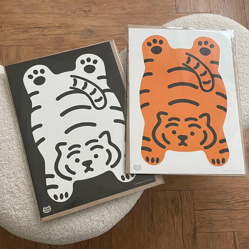 ʜᴀʀᴜᴅᴀɪʟʏ🌙   現貨供應｜muzik tiger 小老虎 A3海報-細節圖4