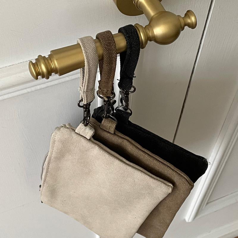 ʜᴀʀᴜᴅᴀɪʟʏ🌙  現貨｜掛繩收納包 水洗色收納包 化妝包-細節圖5