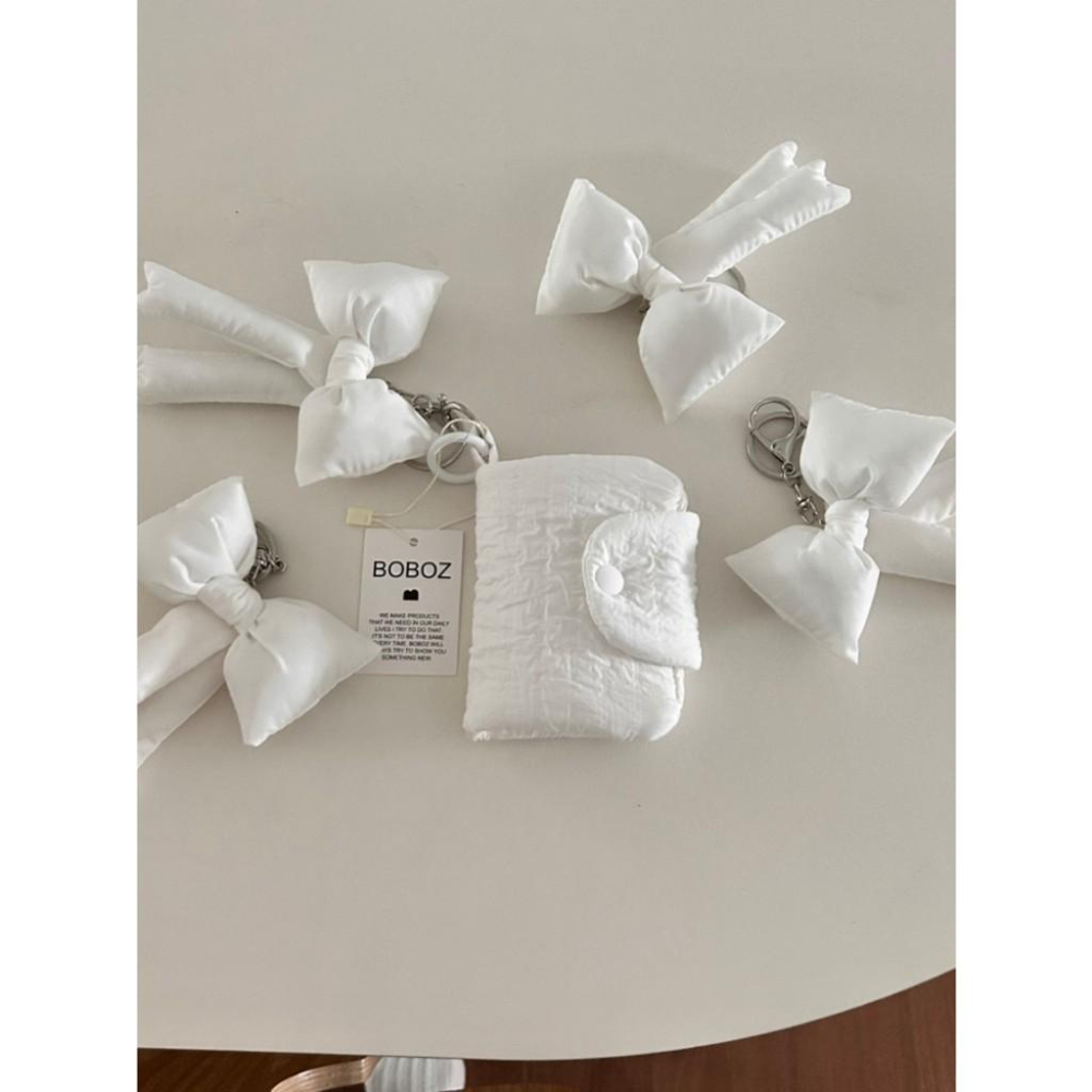 ʜᴀʀᴜᴅᴀɪʟʏ🌙  預購｜boboz 少女氛圍蝴蝶結吊飾 掛飾 鑰匙圈 共三款-細節圖6