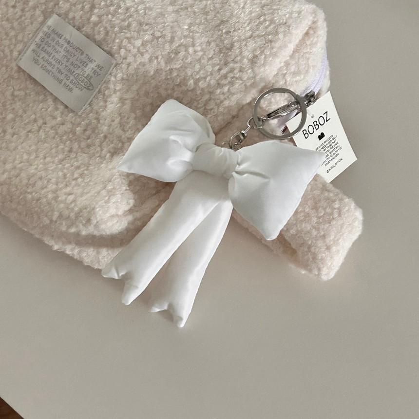 ʜᴀʀᴜᴅᴀɪʟʏ🌙  預購｜boboz 少女氛圍蝴蝶結吊飾 掛飾 鑰匙圈 共三款-細節圖7