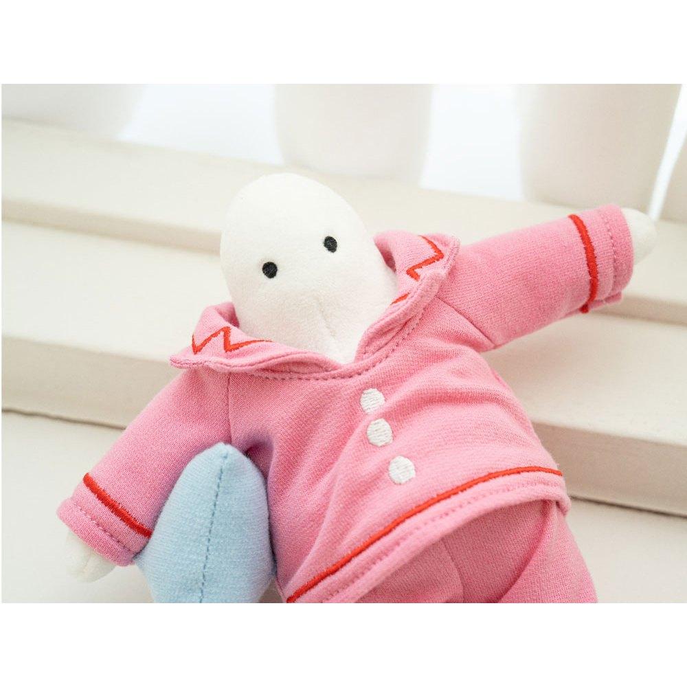 ʜᴀʀᴜᴅᴀɪʟʏ🌙 預購｜Mr.Donothing Plush keyring懶惰先生睡衣鑰匙圈  慵懶娃娃吊飾 裝飾-細節圖3