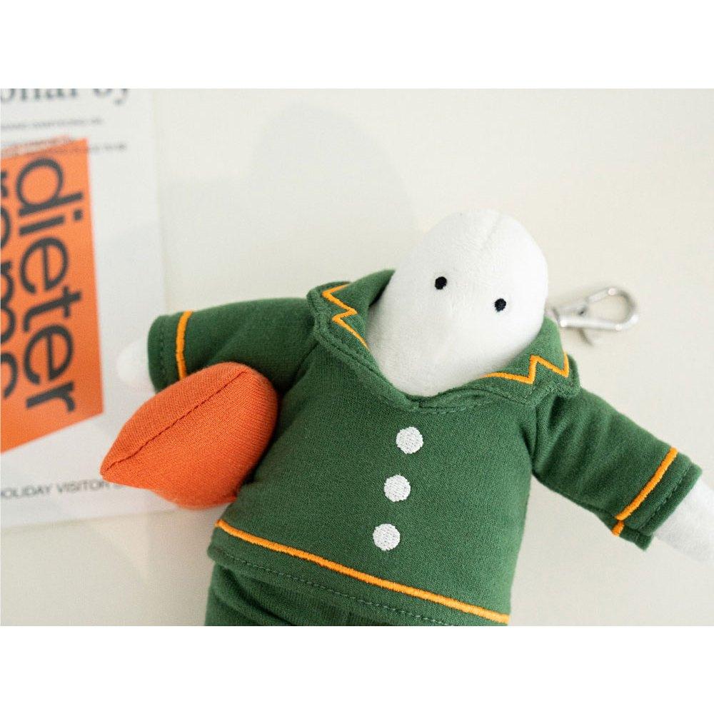 ʜᴀʀᴜᴅᴀɪʟʏ🌙 預購｜Mr.Donothing Plush keyring懶惰先生睡衣鑰匙圈  慵懶娃娃吊飾 裝飾-細節圖6