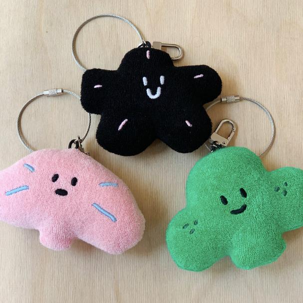 ʜᴀʀᴜᴅᴀɪʟʏ🌙  預購｜ppp studio 薑餅人 小魚 貝殼造型玩偶吊飾 掛飾 鑰匙圈 共三款-細節圖2