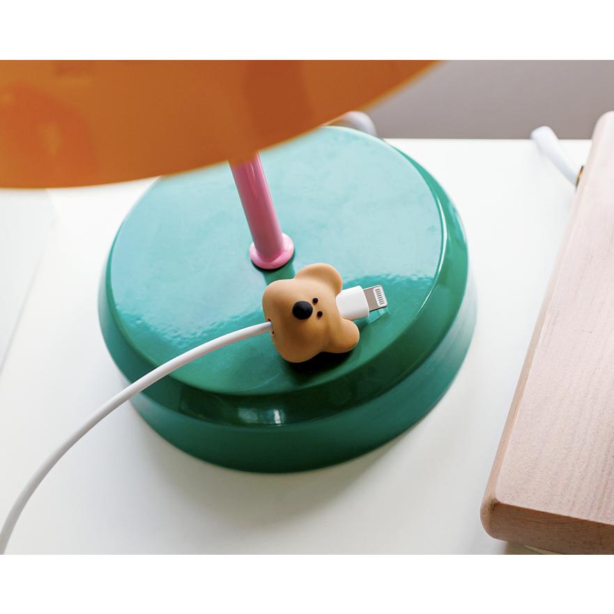 ʜᴀʀᴜᴅᴀɪʟʏ🌙 部分有貨｜dinotaeng Quokka Marsh Cable Protector 充電線保護-細節圖3