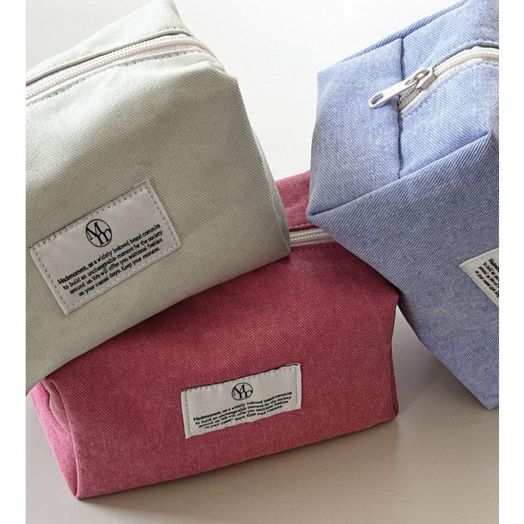 ʜᴀʀᴜᴅᴀɪʟʏ🌙  預購｜mademoment 粉彩系列拉鍊收納包 化妝包 隨身包 旅行收納包 共三款-細節圖2