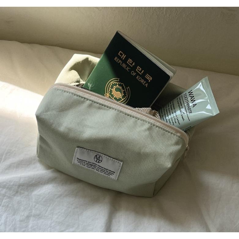 ʜᴀʀᴜᴅᴀɪʟʏ🌙  預購｜mademoment 粉彩系列拉鍊收納包 化妝包 隨身包 旅行收納包 共三款-細節圖4