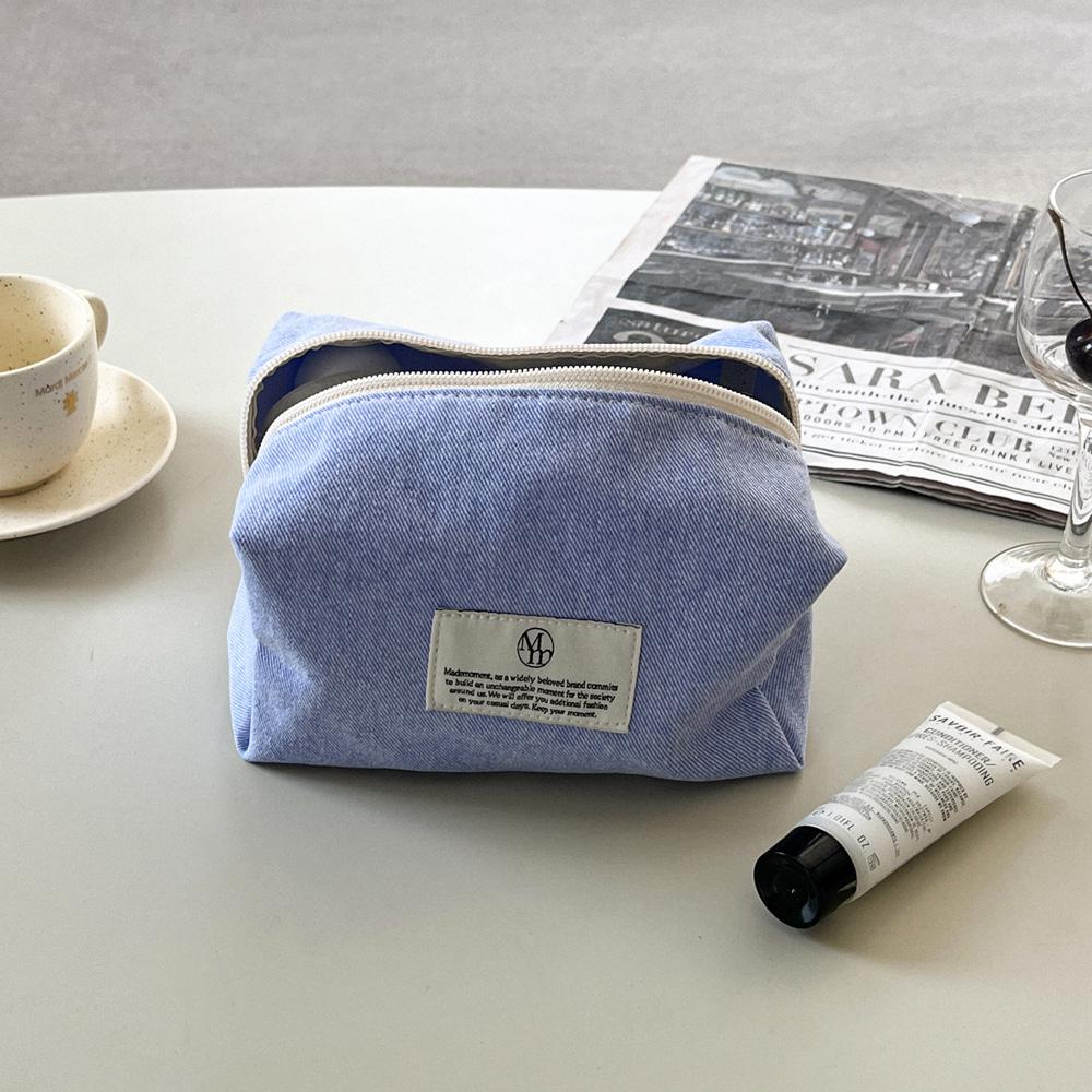 ʜᴀʀᴜᴅᴀɪʟʏ🌙  預購｜mademoment 粉彩系列拉鍊收納包 化妝包 隨身包 旅行收納包 共三款-細節圖8