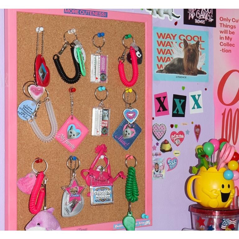 ʜᴀʀᴜᴅᴀɪʟʏ🌙  預購｜THENCE 復古美式風格吊飾 掛飾 鑰匙圈 相片吊飾 背包裝飾 溫度計吊飾 多款-細節圖3